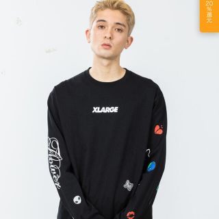 エクストララージ(XLARGE)のX LARGE✖︎LEXBlack ロンt 新品、未使用(Tシャツ/カットソー(七分/長袖))