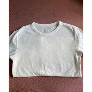 ムジルシリョウヒン(MUJI (無印良品))の無印良品　白　Tシャツ　L(Tシャツ(半袖/袖なし))