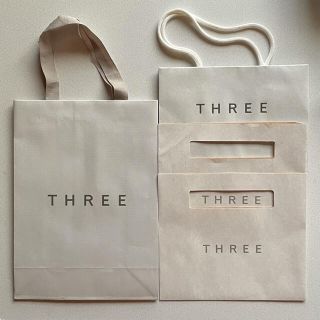 スリー(THREE)のTHREE ショッパー(ショップ袋)