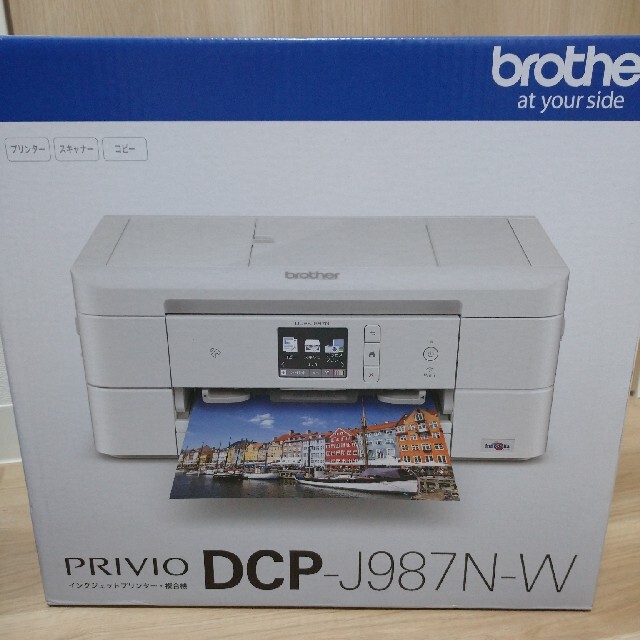 【新品未使用】PRIVIO DCP-J987N-W （ホワイト）PC周辺機器