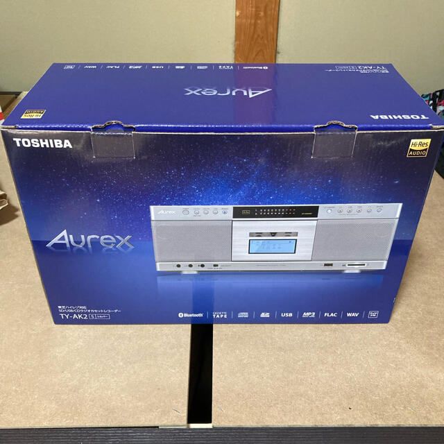 東芝ハイレゾ対応SD/USB/CDラジカセ Aurex TY-AK2 海外最新 9310円引き
