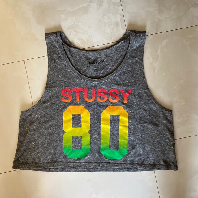 STUSSY(ステューシー)のSTÜSSY ストゥーシー　タンクトップ　(small) レディースのトップス(Tシャツ(半袖/袖なし))の商品写真