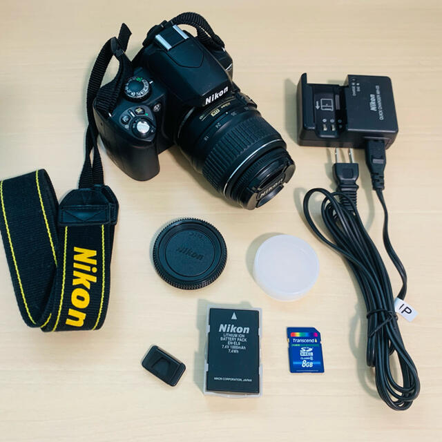 Nikon(ニコン)の中古 Nikon 一眼レフ D40 レンズセット スマホ/家電/カメラのカメラ(デジタル一眼)の商品写真