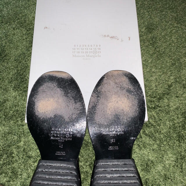 Maison Martin Margiela(マルタンマルジェラ)のMaison Margiela black croco chelseaboots メンズの靴/シューズ(ブーツ)の商品写真