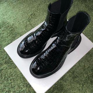 マルタンマルジェラ(Maison Martin Margiela)のMaison Margiela black croco chelseaboots(ブーツ)