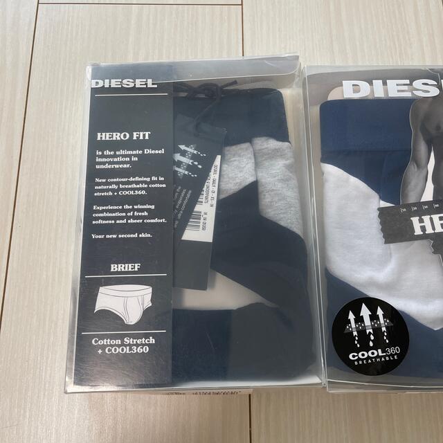DIESEL(ディーゼル)の【新品】Diesel brief パンツXS 3点セット（Sサイズ相当 メンズのアンダーウェア(その他)の商品写真