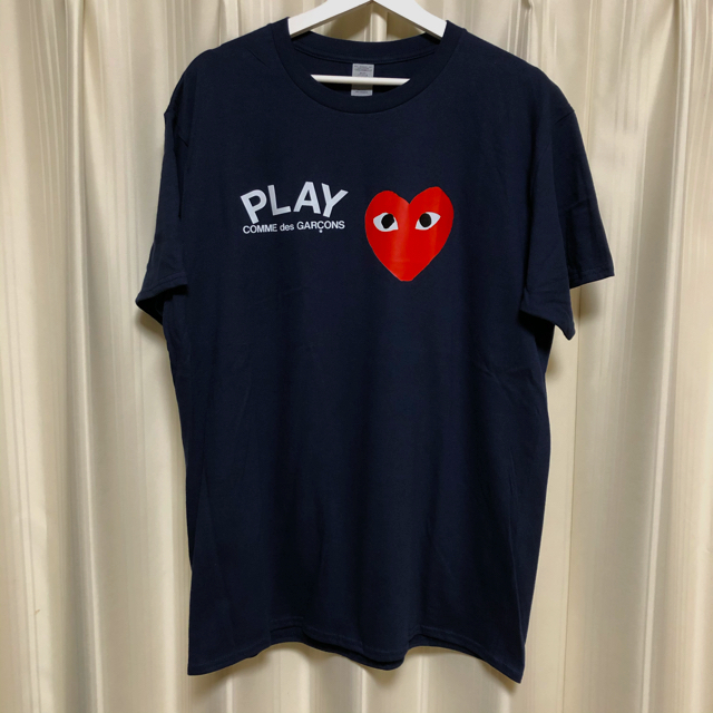 COMME des GARCONS(コムデギャルソン)のギャルソン メンズ T ネイビー XL  レディース　可 メンズのトップス(Tシャツ/カットソー(半袖/袖なし))の商品写真