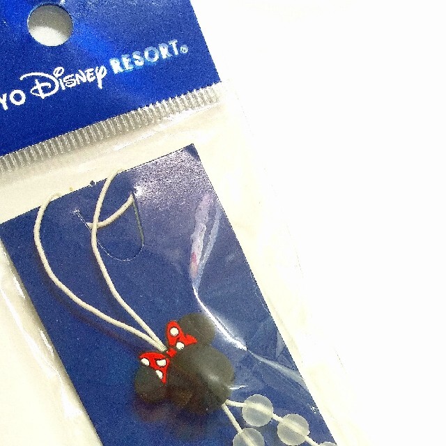 ミニーマウス(ミニーマウス)のミニーストラップ 袋には汚れあります ハンドメイドのアクセサリー(キーホルダー/ストラップ)の商品写真