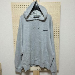 ナイキ(NIKE)の人気☆NIKE 90s ロゴパーカー 霜降りグレー ★スポーツMIX好きに★(パーカー)