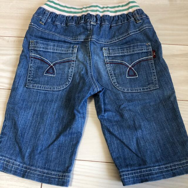 3can4on(サンカンシオン)の130サイズ  デニムハーフパンツ キッズ/ベビー/マタニティのキッズ服男の子用(90cm~)(パンツ/スパッツ)の商品写真