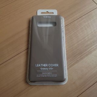 ギャラクシー(Galaxy)の新品 未開封 Galaxy S10+ LEATHER COVER(Androidケース)