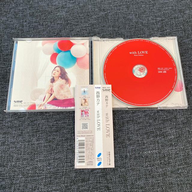SONY(ソニー)の西野カナ with LOVE エンタメ/ホビーのCD(ポップス/ロック(邦楽))の商品写真