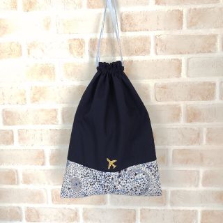 ハンドメイド☆巾着袋　リバティ(外出用品)