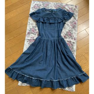 美品♡エムズグレイシー 38 デニムワンピース