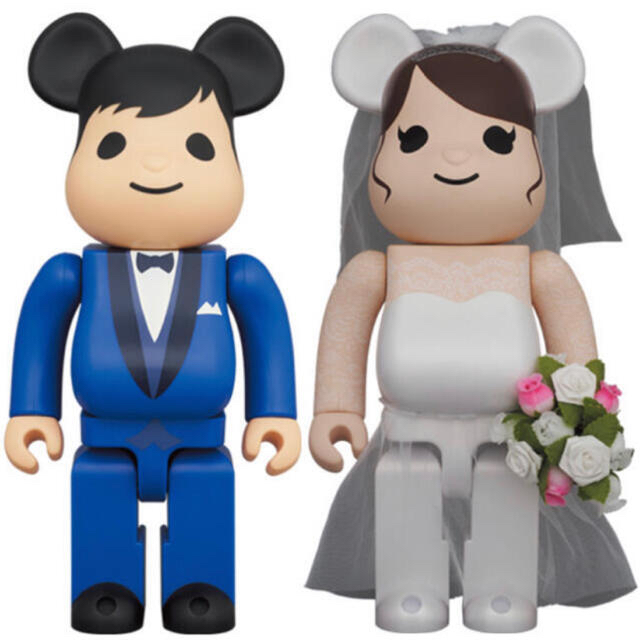 BE@RBRICK グリーティング結婚 4 PLUS 400％ベアブリックメディコムトイ