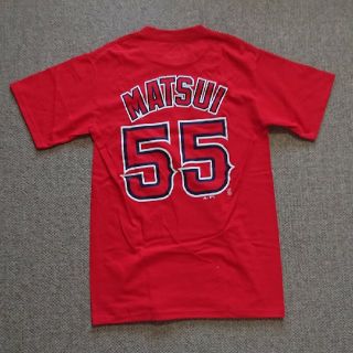 マジェスティック(Majestic)の松井秀喜 エンゼルス ＃55 Tシャツ(記念品/関連グッズ)