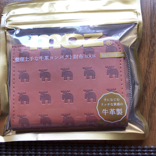 タカラジマシャ(宝島社)のmoz 牛革コンパクト財布(折り財布)
