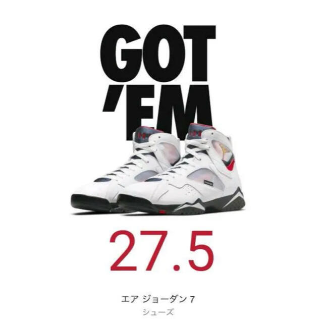 NIKE エアジョーダン7  パリ・サンジェルマン　27.5cm JORDAN