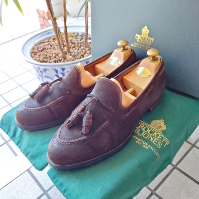 美品 保存箱.袋付クロケット&ジョーンズ CAVENDISH2 8.5E | www
