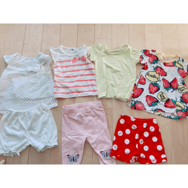 babyGAP(ベビーギャップ)の80 まとめ売り　女の子 キッズ/ベビー/マタニティのベビー服(~85cm)(Ｔシャツ)の商品写真