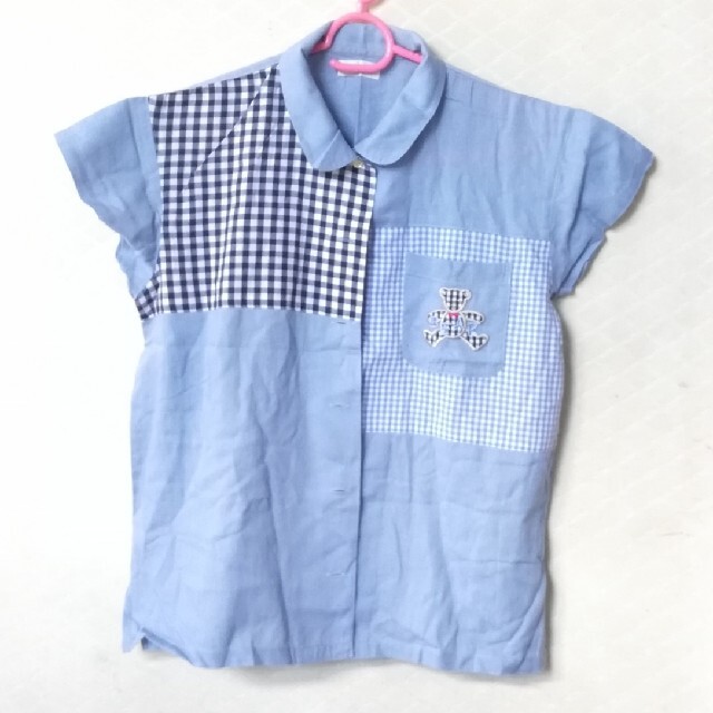 150サイズ　半袖シャツ キッズ/ベビー/マタニティのキッズ服女の子用(90cm~)(ブラウス)の商品写真