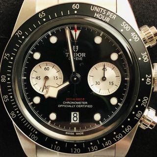 チュードル(Tudor)のチューダー ブラックベイ クロノ 79360N 逆パンダ ブレスタイプ 未使用(腕時計(アナログ))