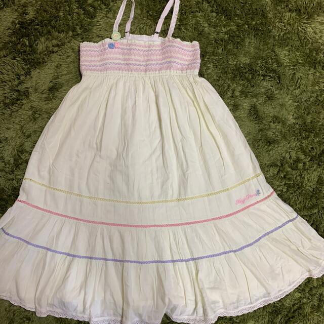 mezzo piano(メゾピアノ)のmezzo piano サマードレスワンピース値下げ🎵 キッズ/ベビー/マタニティのキッズ服女の子用(90cm~)(ワンピース)の商品写真