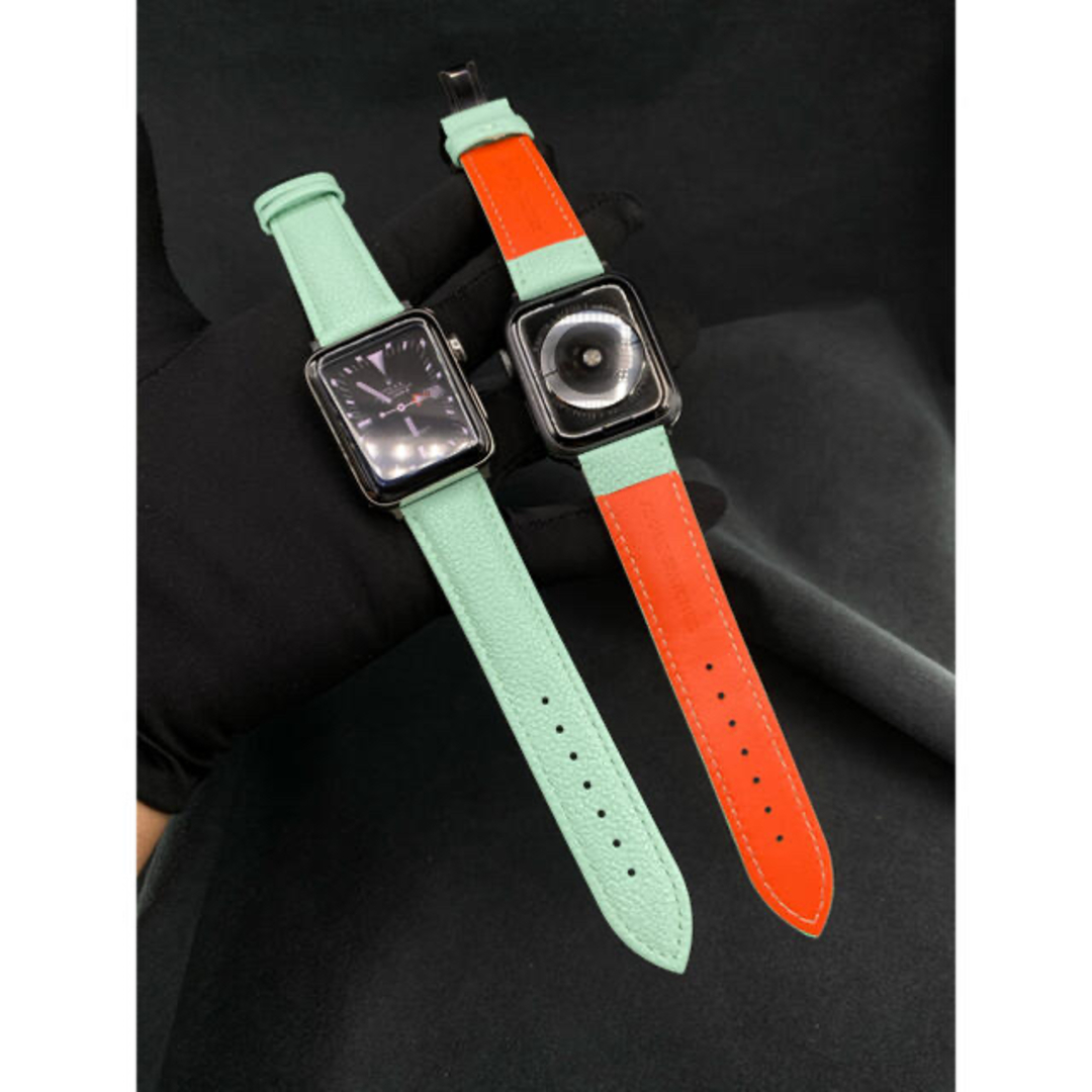 Apple Watch - ティファニーブルー 全アップルウォッチ用本革 Apple Watch - ティファニーブルー 全アップルウォッチ用本革