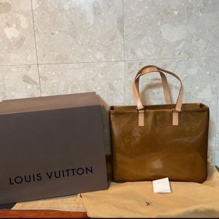 ルイヴィトン(LOUIS VUITTON)のルイヴィトン コロンバスパテントエナメルトートバッグモノグラムヴェルニ ブロンズ(トートバッグ)