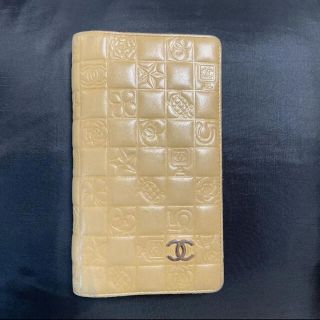 シャネル(CHANEL)のシャネル　アイコンライン　長財布　ベージュ(財布)