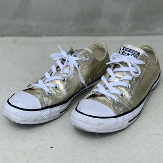 コンバース(CONVERSE)のコンバース　26.5センチ　ゴールド(スニーカー)