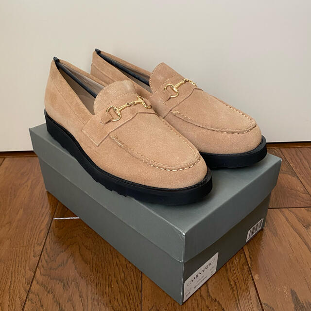 【CAMINANDO】カミナンド スエード ビットローファー(新品) メンズの靴/シューズ(スリッポン/モカシン)の商品写真