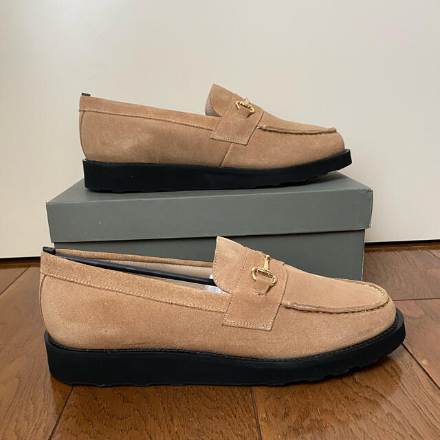 【CAMINANDO】カミナンド スエード ビットローファー(新品) メンズの靴/シューズ(スリッポン/モカシン)の商品写真