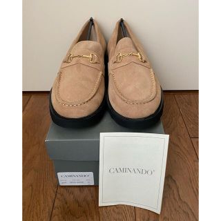 【CAMINANDO】カミナンド スエード ビットローファー(新品)(スリッポン/モカシン)