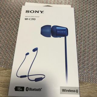 ソニー(SONY)のWI-C310 イヤホン　SONY(ヘッドフォン/イヤフォン)