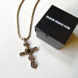 ブラックピースナウ(BLACK PEACE NOW)の【美品】ブラックピースナウ　十字架ネックレス(ネックレス)