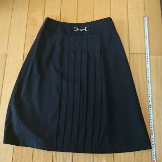 膝丈スカート size64 ブラック(ひざ丈スカート)