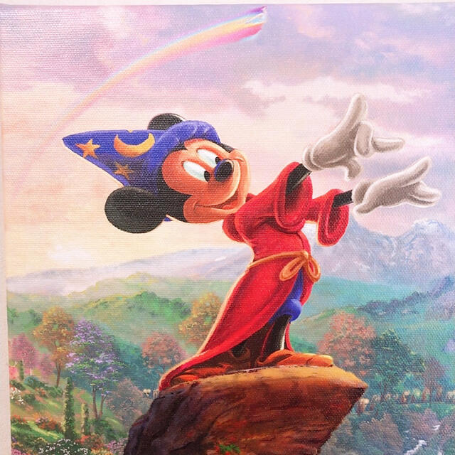 Disney トーマスキンケード ディズニー ソーサラーミッキー キャンバス アート 絵画の通販 By うに S Shop ディズニーならラクマ