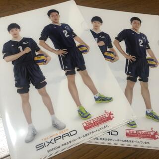 シックスパッド(SIXPAD)のバレーボール 石川祐希 大竹壱青 クリアファイル シックスバッド(スポーツ選手)