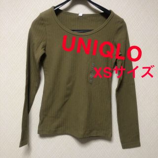 ユニクロ(UNIQLO)のUNIQLO リブラウンドネックT(Tシャツ(長袖/七分))