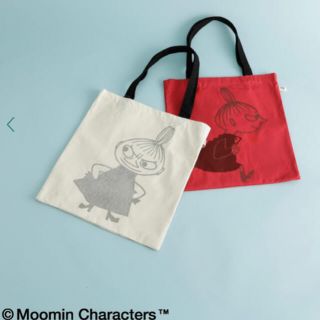 アフタヌーンティー(AfternoonTea)のMoomin×Afternoon Tea/サブキャンパストートバッグ 赤白セット(トートバッグ)