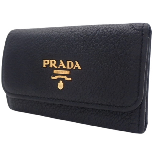 PRADA(プラダ)のプラダ 6連キーケース レザー  NERO ブラック黒 40800072303 メンズのファッション小物(キーケース)の商品写真