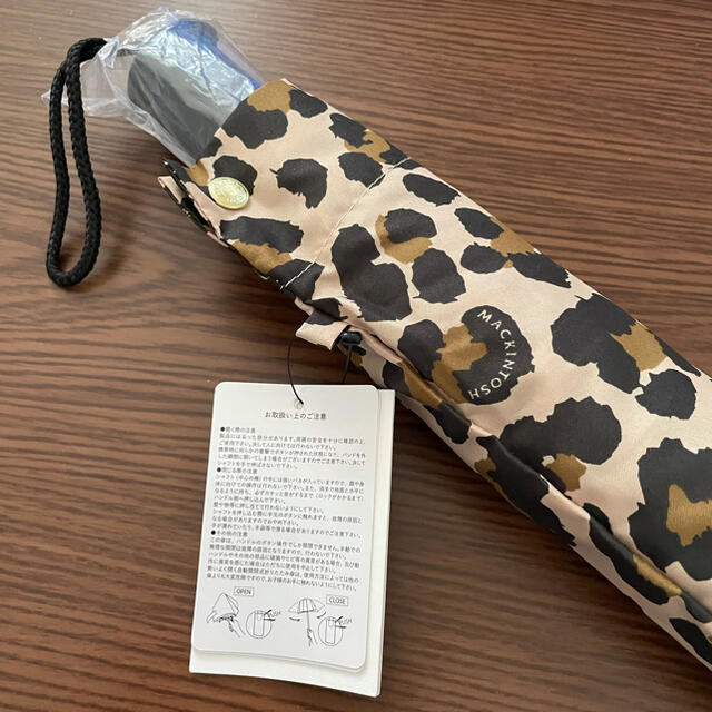 MACKINTOSH(マッキントッシュ)のマッキントッシュ　レオパード　折りたたみ傘 レディースのファッション小物(傘)の商品写真