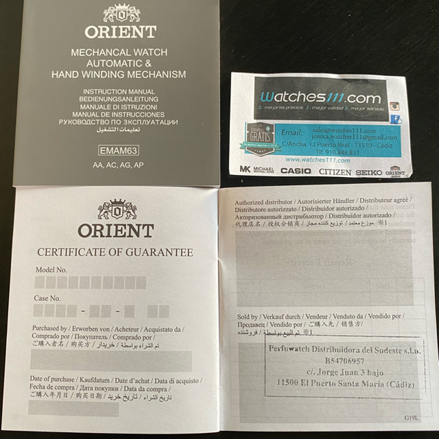 ORIENT(オリエント)の最終値下！オリエント ダイバースタイル マコ3 カマス 美品 メンズの時計(腕時計(アナログ))の商品写真