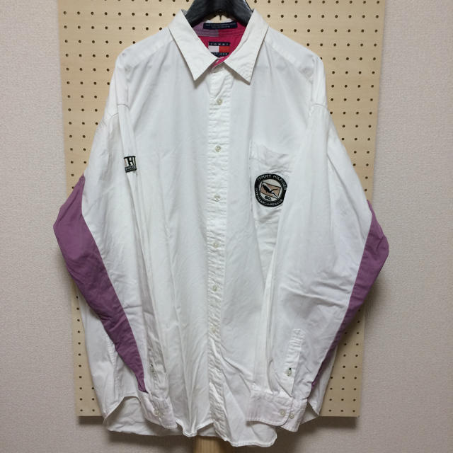 TOMMY HILFIGER(トミーヒルフィガー)の希少☆90s TOMMY HILFIGER DIVE CHARTER シャツ メンズのトップス(シャツ)の商品写真