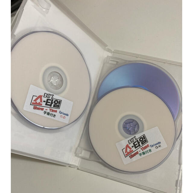 EXO(エクソ)のSHOW TIME＋HAPPY CAMP 2枚＋最強天国 エンタメ/ホビーのDVD/ブルーレイ(アイドル)の商品写真