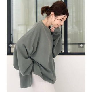 アパルトモンドゥーズィエムクラス(L'Appartement DEUXIEME CLASSE)のL'Appartement REMI RELIEF Side Slit T-sh(カットソー(長袖/七分))