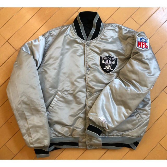 お買い物ガイド レイダース RAIDERS STATER リバーシブルスタジャン M