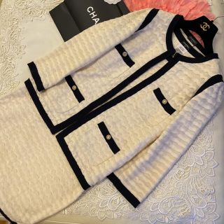 シャネル(CHANEL)のCHALE  ニット ジャケット＆ワンピース🌺⭐️kenさま専用(テーラードジャケット)