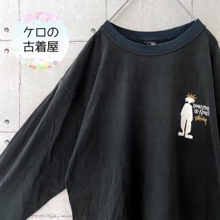 ステューシー(STUSSY)の【激レア】オールド ステューシー 80年代 黒タグ 長袖 Tシャツ ロンT(Tシャツ/カットソー(七分/長袖))